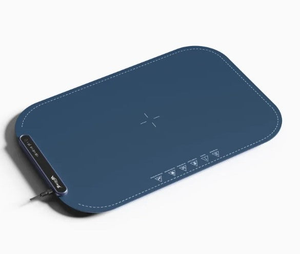 250W Portable Food Warming Tray — 3-Temperature Settings | Navy Blue
